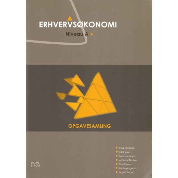 Erhvervskonomi HH Niveau A - Opgavesamling