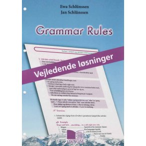 Grammar Rules - Vejledende l�sninger